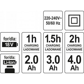 KLUCZ UDAROWY AKUMULATOROWY 18V 1/2 2,0AH ZESTAW
