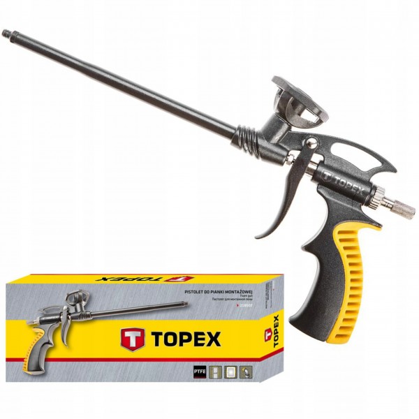 TOPEX 21B507 PISTOLET DO PIANKI MONTAŻOWEJ TEFLON TOPEX 21B507 PISTOLET DO PIANKI MONTAŻOWEJ TEFLON