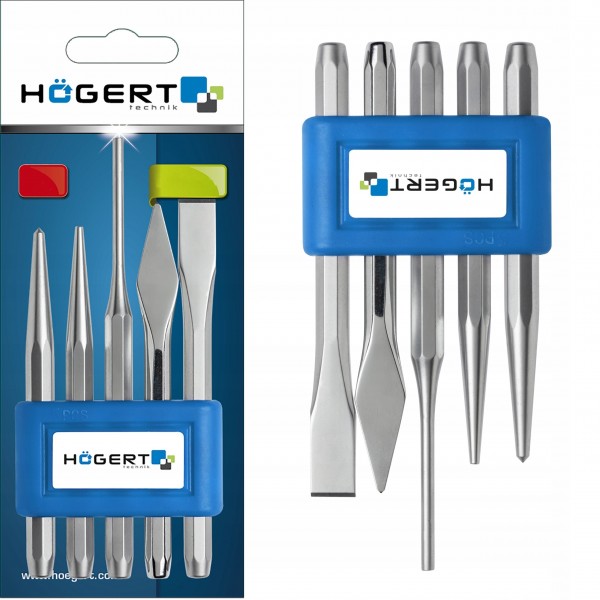 HOGERT HT3B713 ZESTAW PRZECINAKÓW PUNKTAKÓW 5SZT. HOGERT HT3B713 ZESTAW PRZECINAKÓW PUNKTAKÓW 5SZT.
