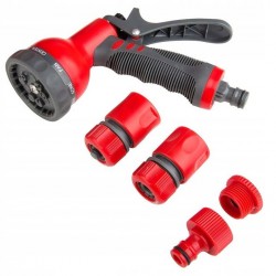 WÓZEK BĘBEN + WĄŻ OGRODOWY 30m 1/2'' + PISTOLET