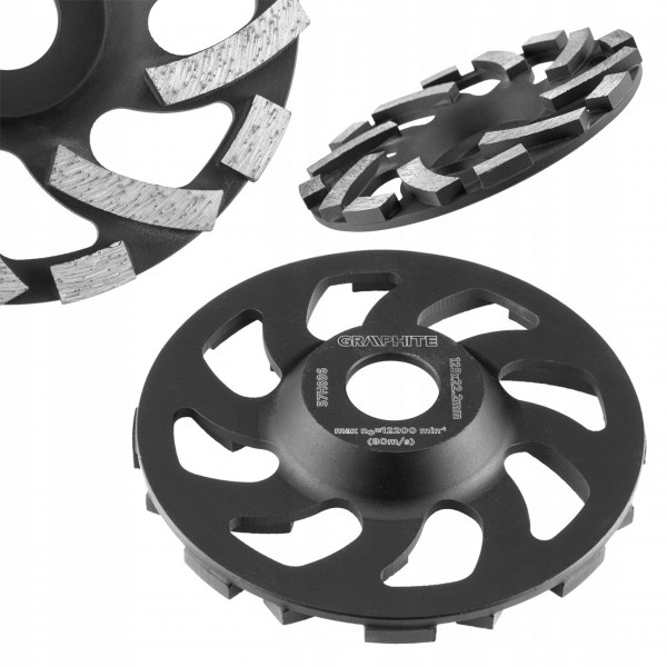 GRAPHITE TARCZA DIAMENTOWA betonu HEAVY DUTY 125mm