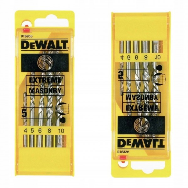 Zestaw 5 wierteł do betonu DeWALT EXTREME DT6956 Zestaw 5 wierteł do betonu DeWALT EXTREME DT6956