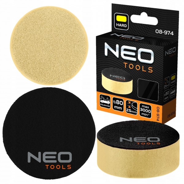 NEO 08-974 PAD POLERSKI 80 X 25 MM, GĄBKA TWARDA NEO 08-974 PAD POLERSKI 80 X 25 MM, GĄBKA TWARDA
