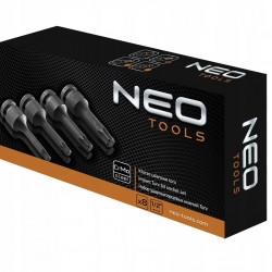 NEO 08-712 KLUCZE UDAROWE TORX 1/2'' ZESTAW 9 SZT