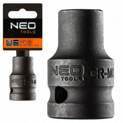 NEO 12-210 NASADKA UDAROWA 1/2'' 10X38MM, CR-MO