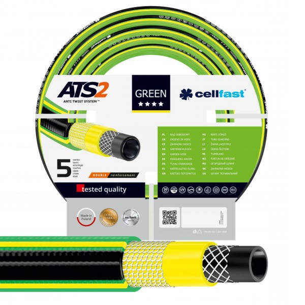 CELLFAST WĄŻ OGRODOWY 5-WARSTWOWY 30 BAR 3/4'' 50M