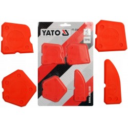 YATO ZESTAW SZPACHELEK DO SILIKONU 4 szt YT-5261