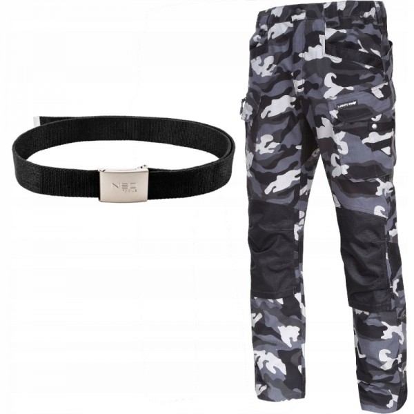 SPODNIE BOJÓWKI MORO slim fit Lahti Pro M +PASEK