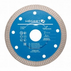 TARCZA DIAMENTOWA DO GLAZURY CIENKA 125MM HOGERT