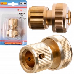 SZYBKOZŁĄCZKA DO WĘŻY OGRODOWYCH 3/4” 19MM MOSIĄDZ