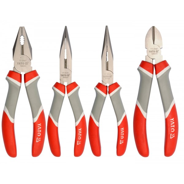 ZESTAW SZCZYPIEC 200mm - 4 Sztuki YATO SZCZYPCE ZESTAW SZCZYPIEC 200mm - 4 Sztuki YATO SZCZYPCE