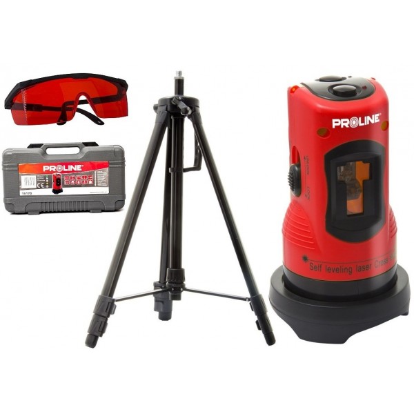 LASER KRZYŻOWY POZIOMICA poziomnica + statyw GW FV