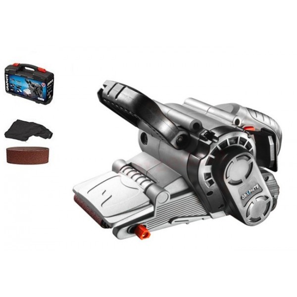 SZLIFIERKA TAŚMOWA 800W + WALIZKA, GRAPHITE 59G394 SZLIFIERKA TAŚMOWA 800W + WALIZKA, GRAPHITE 59G394