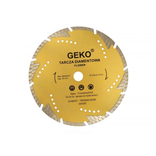 TARCZA DIAMENTOWA 230mm FLOWER PROFI GEKO