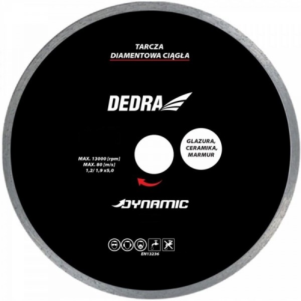 DEDRA Tarcza diamentowa DYNAMIC 180x22,2 HP2104