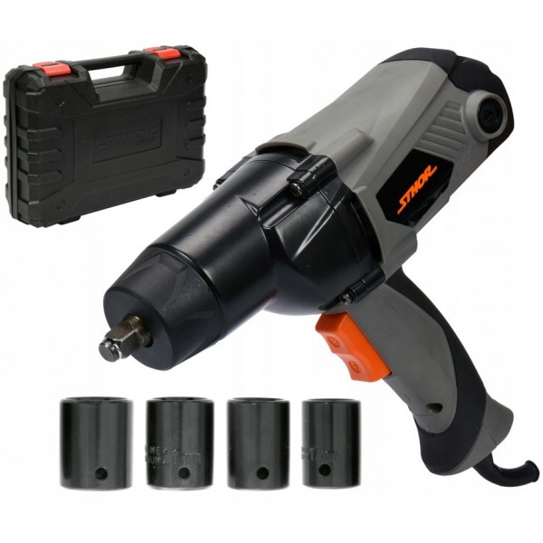 Klucz Elektryczny Udarowy 1100W 1/2 450Nm +nasadki Klucz Elektryczny Udarowy 1100W 1/2 450Nm +nasadki