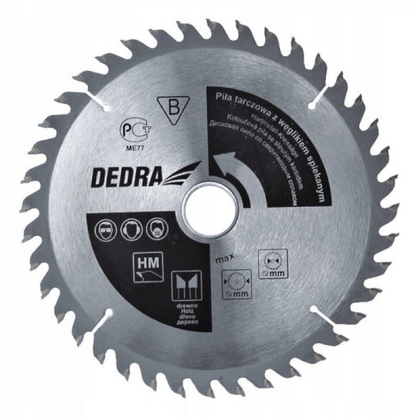 DEDRA H18024 PIŁA TARCZOWA DO DREWNA 180x20mm 24T