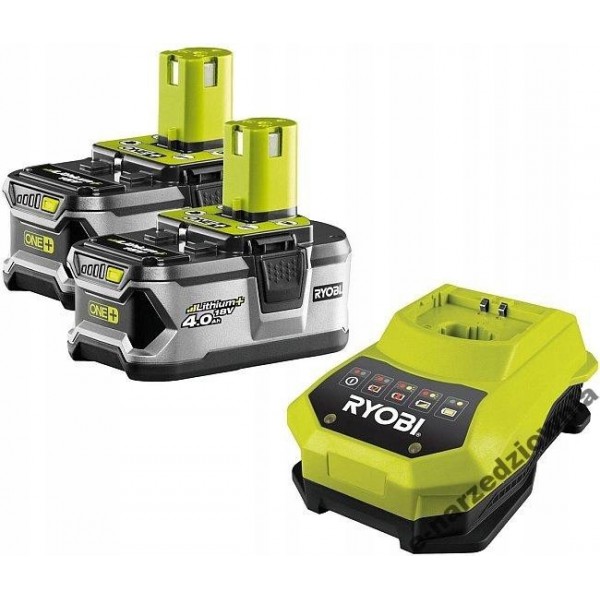 2X Akumulator + Ładowarka ONE+ 18V RYOBI RBC18LL40 2X Akumulator + Ładowarka ONE+ 18V RYOBI RBC18LL40