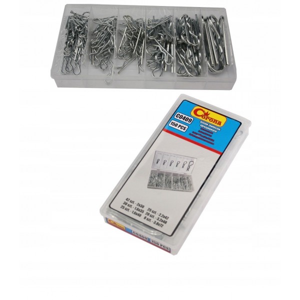 CORONA ZESTAW ZAWLECZEK SPRĘŻYNOWYCH 150 EL C 0409 CORONA ZESTAW ZAWLECZEK SPRĘŻYNOWYCH 150 EL C 0409