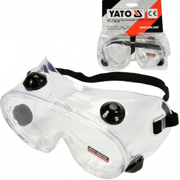YATO OKULARY OCHRONNE GOGLE 4 ZAWORY WENTYLUJĄCE YATO OKULARY OCHRONNE GOGLE 4 ZAWORY WENTYLUJĄCE