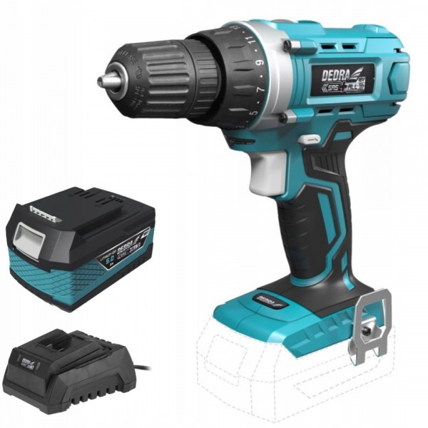 WIERTARKA WKRĘTARKA Li-Ion 18V DEDRA SAS+ 7040 5Ah WIERTARKA WKRĘTARKA Li-Ion 18V DEDRA SAS+ 7040 5Ah