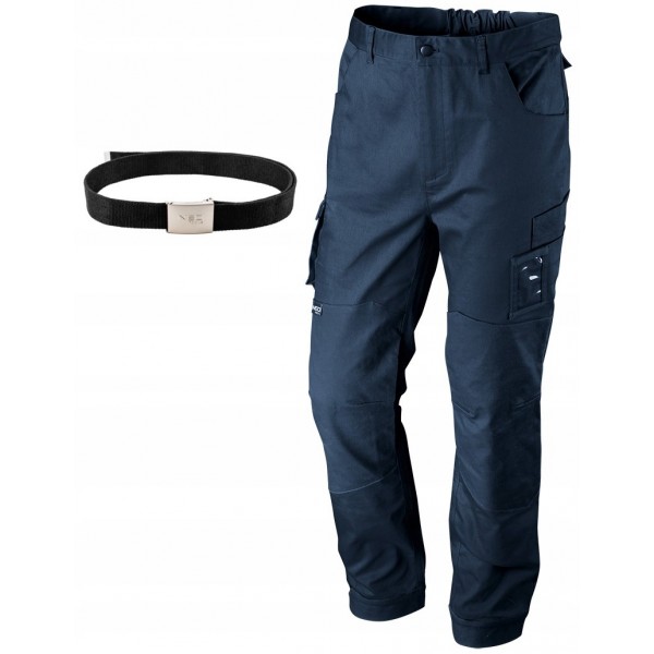NEO SPODNIE ROBOCZE DO PASA NAVY XXL 81-224 +Pasek NEO SPODNIE ROBOCZE DO PASA NAVY XXL 81-224 +Pasek