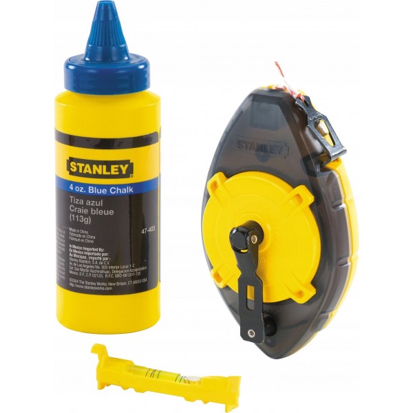 STANLEY 47-465 ZESTAW SZNUR TRASERSKI 30M + KREDA STANLEY 47-465 ZESTAW SZNUR TRASERSKI 30M + KREDA