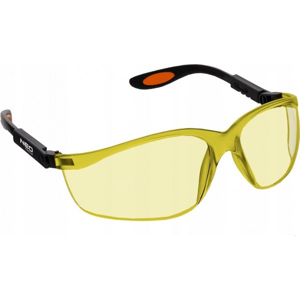 NEO ŻÓŁTE OKULARY OCHRONNE ROBOCZE BHP regulowane NEO ŻÓŁTE OKULARY OCHRONNE ROBOCZE BHP regulowane