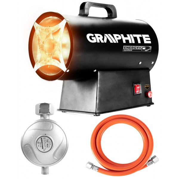 GRAPHITE NAGRZEWNICA GAZOWA AKUMULATOROWA 30kW 18V