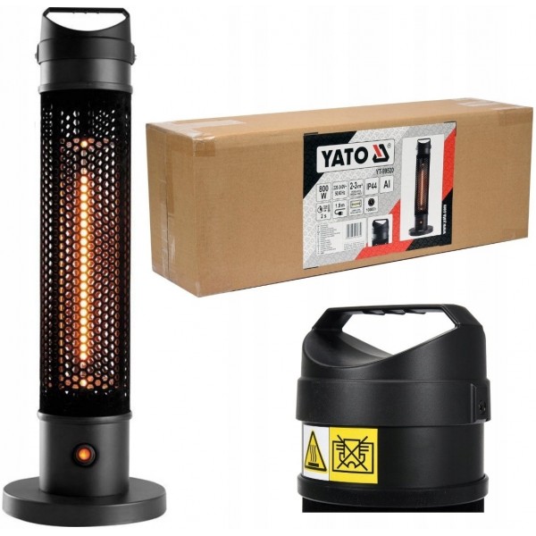 YATO PRZENOŚNY PROMIENNIK PODCZERWIENI 800W +PILOT YATO PRZENOŚNY PROMIENNIK PODCZERWIENI 800W +PILOT