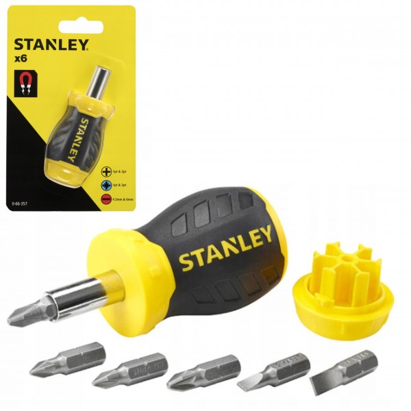 ŚRUBOKRĘT WKRĘTAK MULTIBIT MINI 6EL BITY STANLEY ŚRUBOKRĘT WKRĘTAK MULTIBIT MINI 6EL BITY STANLEY