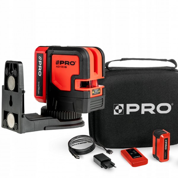 PRO LASER KRZYŻOWY PRO-AQ180G ZIELONA WIĄZKA PRO LASER KRZYŻOWY PRO-AQ180G ZIELONA WIĄZKA