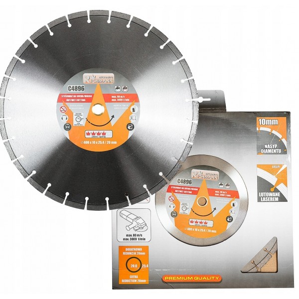 TARCZA DIAMENTOWA 400x25,4/20mm RICHMANN C4896