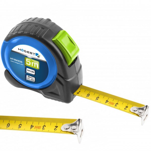 HOGERT HT4M406 MIARA TAŚMA ZWIJANA 5M 19MM NYLON HOGERT HT4M406 MIARA TAŚMA ZWIJANA 5M 19MM NYLON