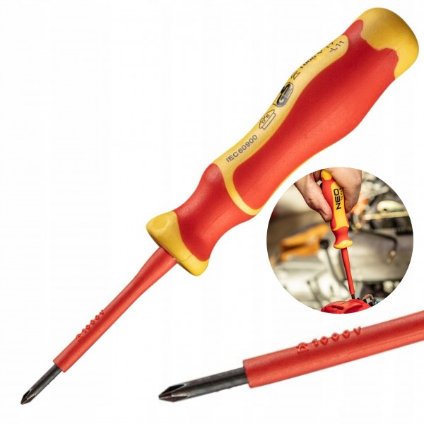 NEO WKRĘTAK IZOLOWANY PH0*3*60, 1000V 04-137 NEO WKRĘTAK IZOLOWANY PH0*3*60, 1000V 04-137