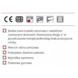 BUTY OCHRONNE robocze LAHTI PÓŁBUTY skóra zamsz 46