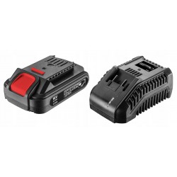 GRAPHITE Wiertarko-wkrętarka 18V 2x2Ah BEZSZCZOTKO