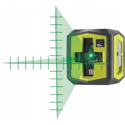 RYOBI LASER KRZYŻOWY ZIELONY ZE ZNACZNIKAMI STATYW