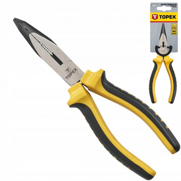 SZCZYPCE WYDŁUŻONE WYGIĘTE 160 MM TOPEX 32D103 SZCZYPCE WYDŁUŻONE WYGIĘTE 160 MM TOPEX 32D103