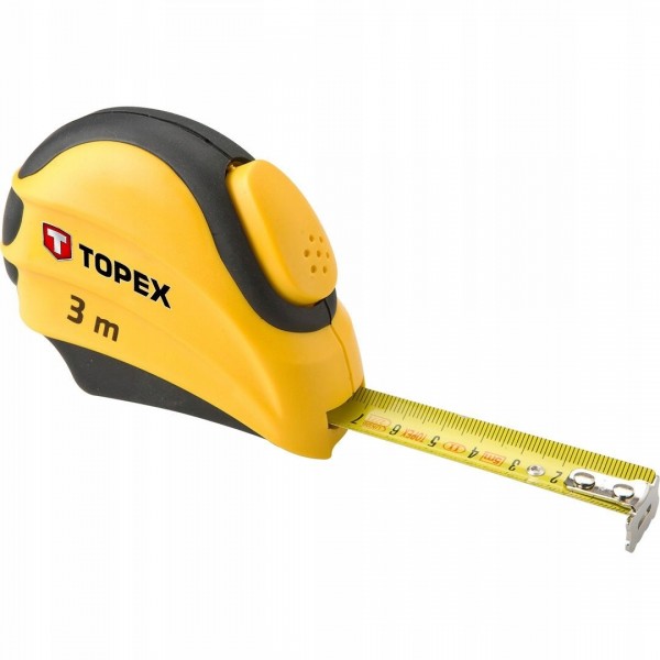 MIARA ZWIJANA STALOWA 3 M X 16 MM TOPEX 27C383 MIARA ZWIJANA STALOWA 3 M X 16 MM TOPEX 27C383