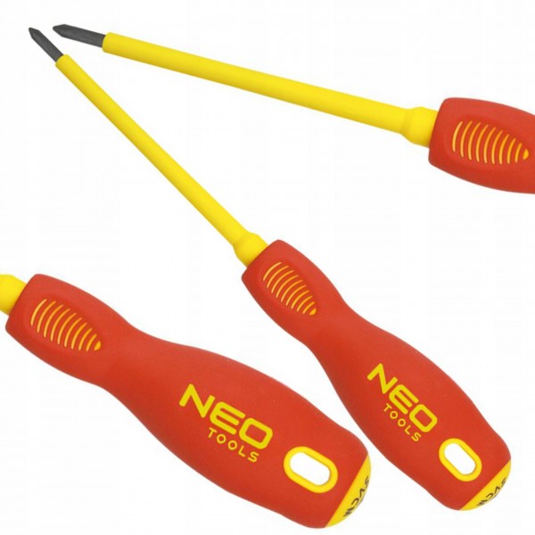 NEO TOOLS Wkrętak krzyżowy 1000V PZ2 x 100 mm SvCm NEO TOOLS Wkrętak krzyżowy 1000V PZ2 x 100 mm SvCm