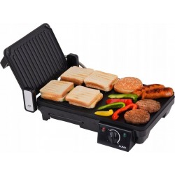 GRILL ELEKTRYCZNY 2000W STOŁOWY ROZKŁADANY LUND