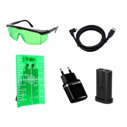 LASER KRZYŻOWY DEDRA MC0904 skos 3D 360 ZIELONY