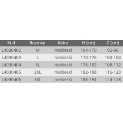 KOSZULKA POLO NIEBIESKA BAWEŁNIANA LAHTI PRO 40304