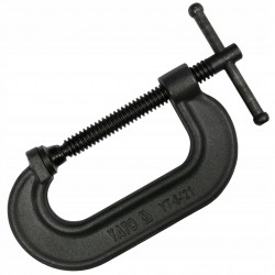 ŚCISK STOLARSKI ŚRUBOWY TYPU C 75 MM KUTY YATO
