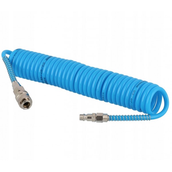 AIRPRESS WĄŻ SPIRALNY PNEUMATYCZNY 5M PU 8MM X 5MM AIRPRESS WĄŻ SPIRALNY PNEUMATYCZNY 5M PU 8MM X 5MM
