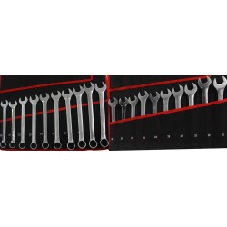 KLUCZE PŁASKO OCZKOWE 6-32 TORX ZESTAW KLUCZY 47sz