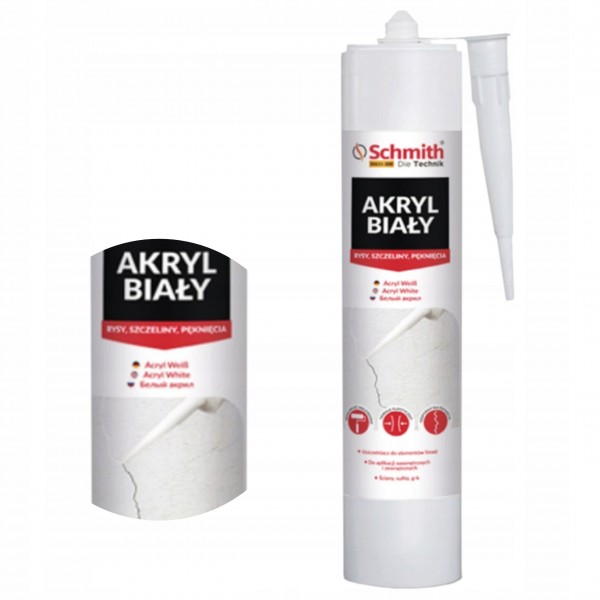 AKRYL BIAŁY UNIWERSALNY 300ML SCHMITH AKRYL BIAŁY UNIWERSALNY 300ML SCHMITH