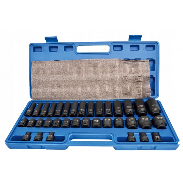 ADLER ZESTAW NASADEK SZEŚCIOKĄTNYCH UDAROWYCH 1/2 35 SZTUK DŁUGIE AD-35KD ADLER ZESTAW NASADEK SZEŚCIOKĄTNYCH UDAROWYCH 1/2 35 SZTUK DŁUGIE AD-35KD