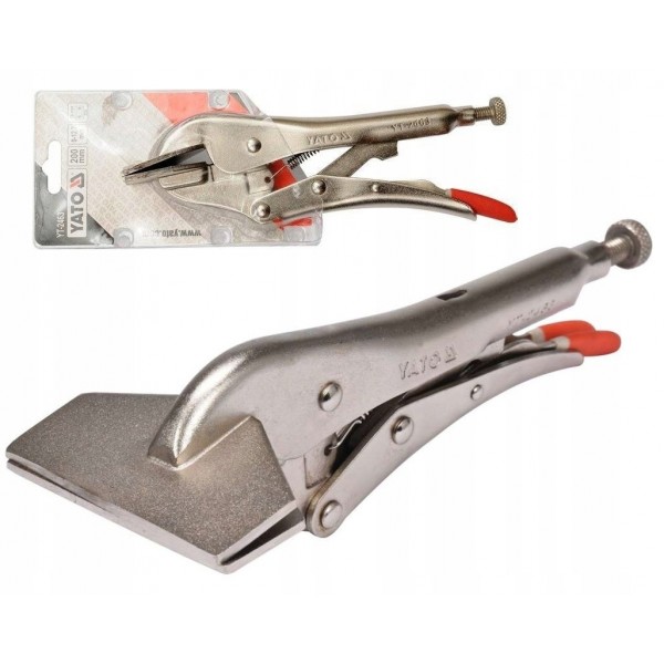 YATO SZCZYPCE ZACISKOWE SZEROKIE SZCZĘKI 200 MM YATO SZCZYPCE ZACISKOWE SZEROKIE SZCZĘKI 200 MM